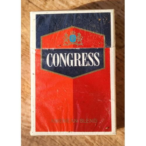 CONGRESS коллекционная пачка сигарет 1980-90е сигарети цигарки тютюн