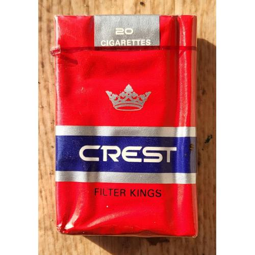 CREST Коллекционная пачка сигарет Индия сигарети цигарки тютюн