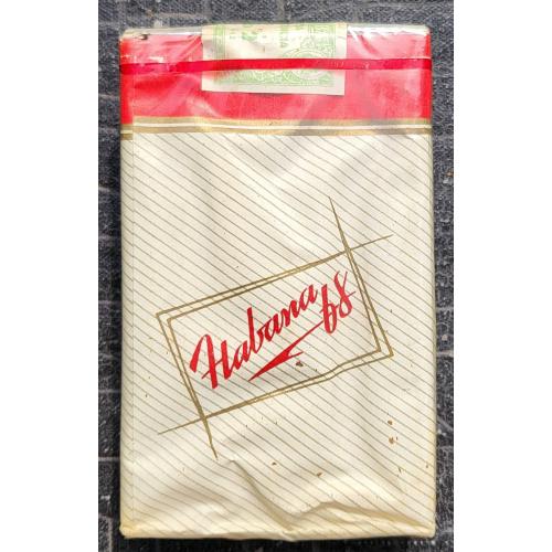 HABANA 1968 Коллекционная пачка сигарет Куба сигарети цигарки сигареты