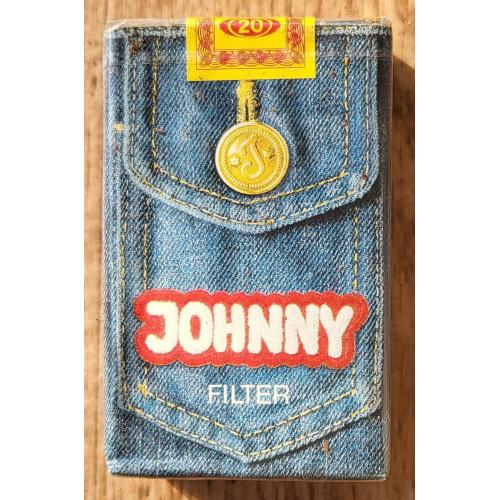 JOHNNY Австрия коллекционная пачка сигарет 1980-90е сигарети цигарки тютюн