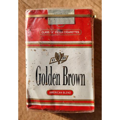 Коллекционная пачка сигарет Golden Brown