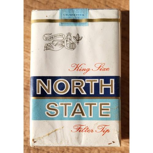 NORTH STATE США Коллекционная пачка сигарет 1980-90е сигарети цигарки тютюн