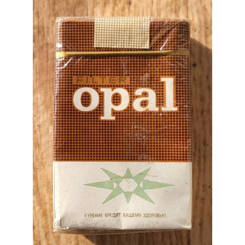 OPAL  Болгария для ГДР Коллекционная мягкая пачка сигарет 1980-90е сигарети цигарки тютюн