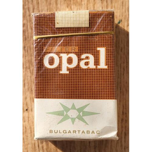 OPAL Болгария коллекционная пачка сигарет 1980-90е сигарети цигарки тютюн