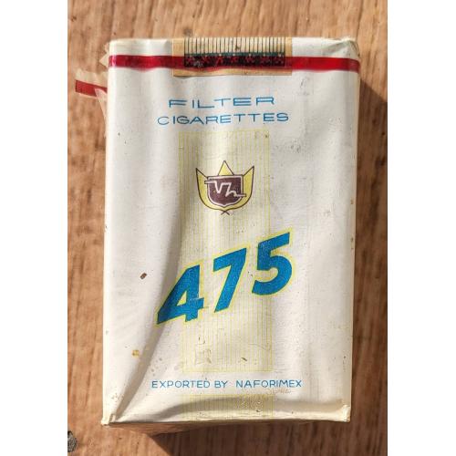 Пачка сигарет "475" Вьетнам. 1990е