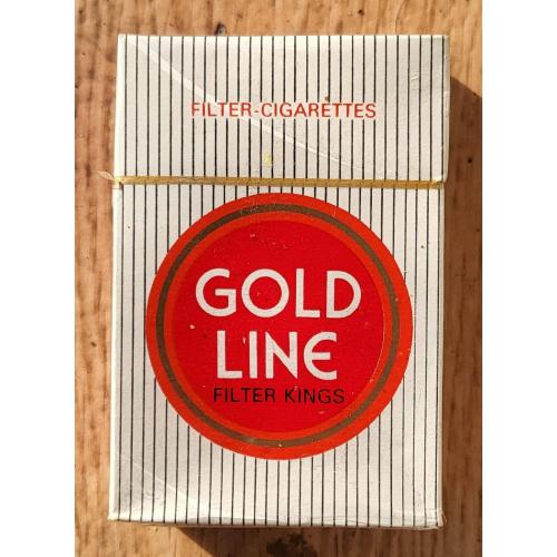 Пачка сигарет "Gold Line" Индия. 1990е