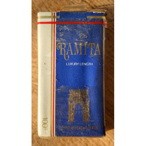 Пачка сигарет "Ramita" 100 мм Сирия. 1990е