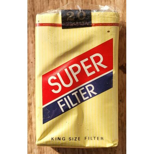 Пачка сигарет "Super Filter" Ниш, Сербия, Югославия