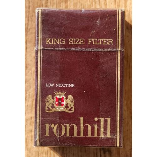 RONHILL Коллекционная пачка сигарет Ровинь Хорватия Югославия сигарети цигарки тютюн.