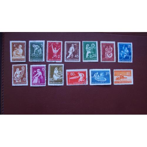 Болгария 1959г. гаш.  13 шт.