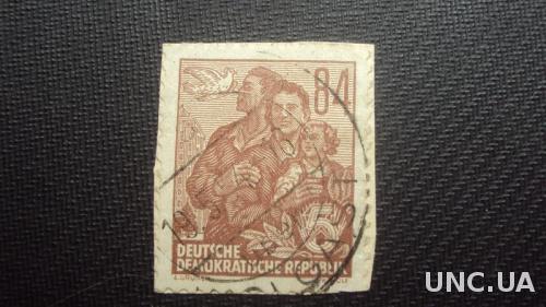 ГДР 1953-54г.гаш. вырезка.
