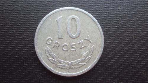 Польша 10 грош. 1966г.