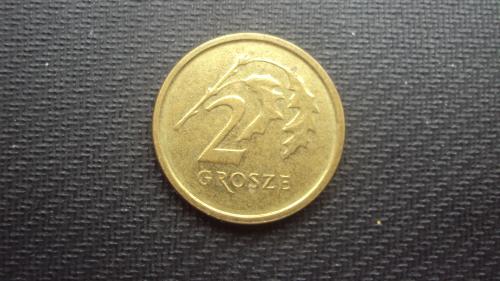 Польша 2 гроша 2014г.