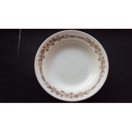 Порционная тарелка Будянский фарфоровый з-д 60-е.