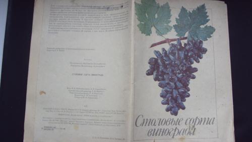 Столовые сорта винограда. Киев 1990г.