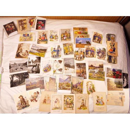 * 134 шт - старинные открытки германия