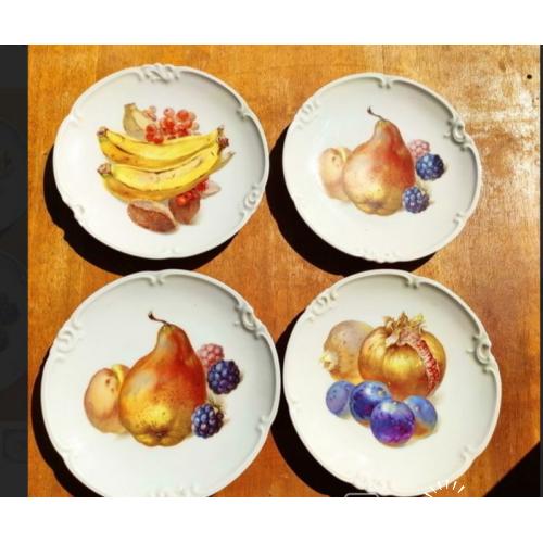 * 4 тарелки - Thomas . Rosenthal porcelain group - 1908 -1939 год