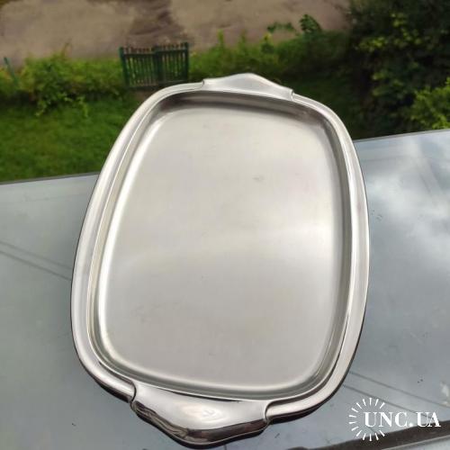 Alfra  , Stainless Steel  -  Made in Italy    - поднос  италия нерж. 39 х 26,5 см