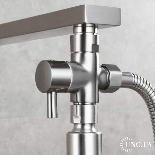 Ciencia 3-Way Diverter Valve G 1/2 Inch Solid Brass Shower Diverter Valve / Shower Adaptor / Diverter Valve, Brushed Nickel DSF007NA