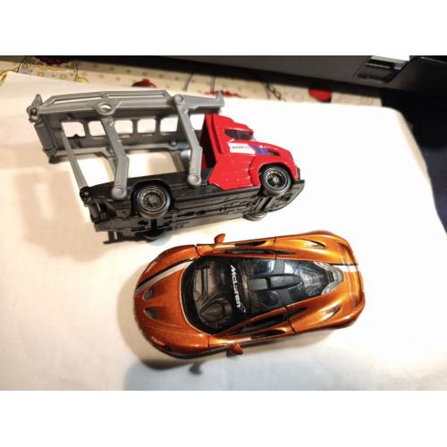 * * Dickie Toys Автовоз + McLaren P1 Kinsmart 1/36