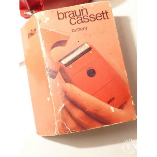 электробритва дорожная - на батарейках  - braun 5536    6v  - Germany