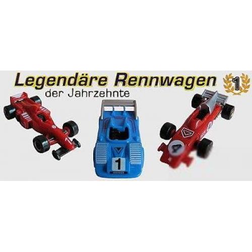 Ferrero  киндер - германия -  Legendre Rennwagen der Jahrzehnte - 1999 г  3 шт   - №  17