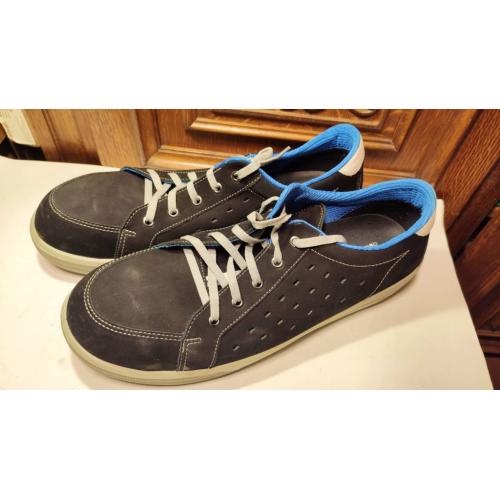 Halbschuh A420, S1, ESD, schwarz/blau - ATLAS - 78600, Größe 47