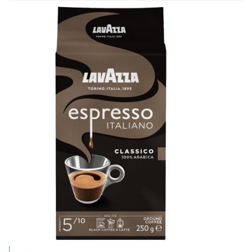 Кофе молотый  250г  Кава мелена Lavazza Espresso 250 г