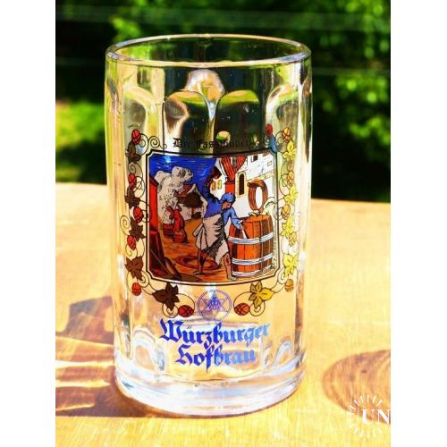 * Пивной  бокал - германия WURZBURGER HOFBRAU 0.3