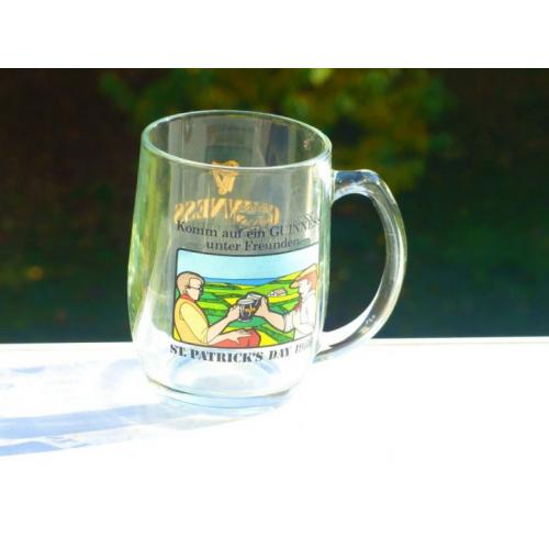 Пивной бокал  Пиво Guinness - гиннесс - день св. Патрика 1986