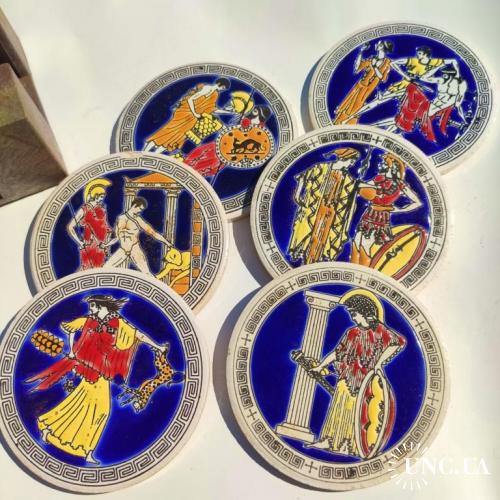 подставки под бокалы Греция - hand made  - или  настенный декор