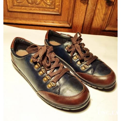 Сникеры Мокасины кроссовки - кожа - из Италии  - размер 39  -  v&amp;d collection exclusive shoes