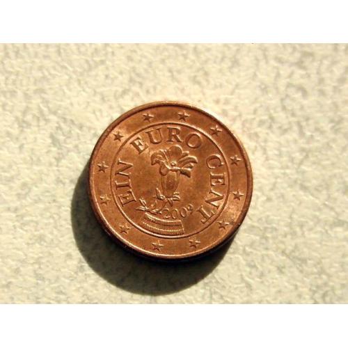  1 цент Австрія 2009 рік (123а)