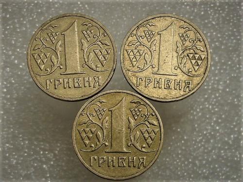 1 гривна Украина 2002 год " РАЗНЫЕ ГУРТЫ 1АД1, 1АД2, 1АД3 " (473)
