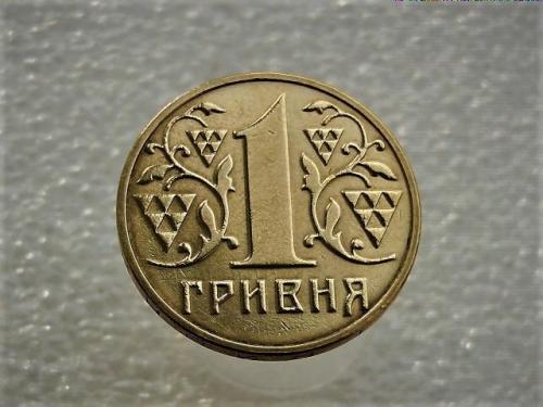 1 гривна Украина 2003 год 1АД1 " ОСТАТКИ ШТЕМЕПЕЛЬНОГО БЛЕСКА " (5)