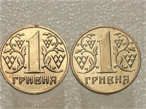 1 гривна Украина 2003 год " ПОДБОРКА, ГУРТ 1АД1, 1АД2 "  (481)