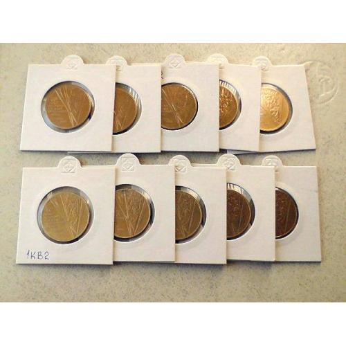  1 гривня 2005 рік Україна " Солдати 60 Років Перемоги " 10 штук одним лотом (5) 