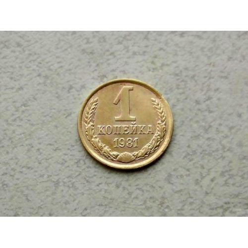 1 копійка СРСР 1981 рік (343а) 