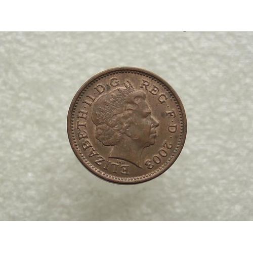 1 пенни Великобритания 2003 год (711+) 