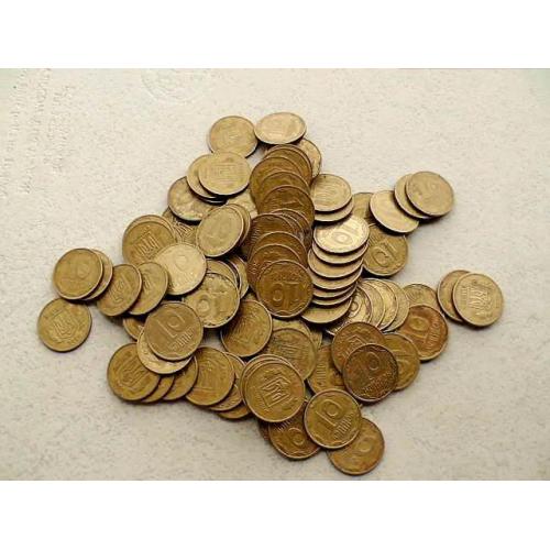 10 копійок 2002 рік Україна " 100 штук одним лотом " 