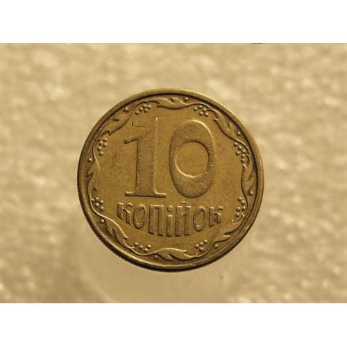 10 копеек Украина 2008 год " БРАК, заготовки аверса монеты " (509+)