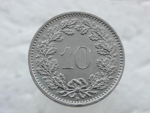 10 раппен Швейцария 1996 год (146) 