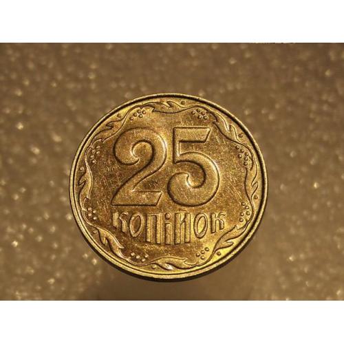  25 копеек Украина 2014 год " ШТЕМПЕЛЬНЫЙ БЛЕСК " (450+)