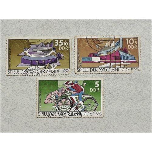   Серія поштових марок Німе́цької Демократи́чної Респу́бліки " Спорт " 1976 рік