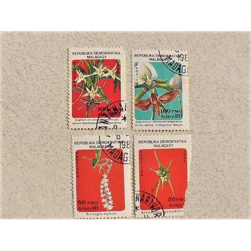  Серія поштових марок Мадагаскар " Флора " 1985 рік