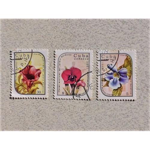  Серія поштових марок Куба " Флора " 1986 рік
