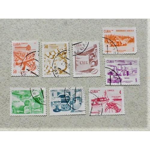  Серія поштових марок Куба " Флора " 1982 рік