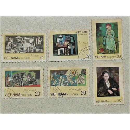  Серія поштових марок В'єтнам " Мистетство " 1987 рік