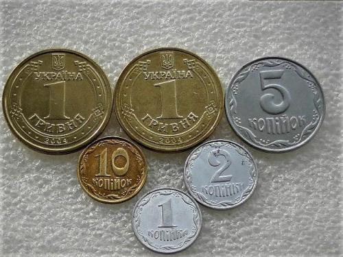 Подборка монет Украины 2004 год " В КОЛЕКЦИЮ " (97)