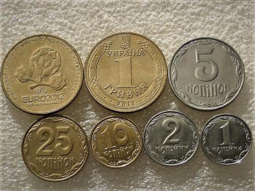 Подборка монет Украины 2012 год " В КОЛЕКЦИЮ " (17А)